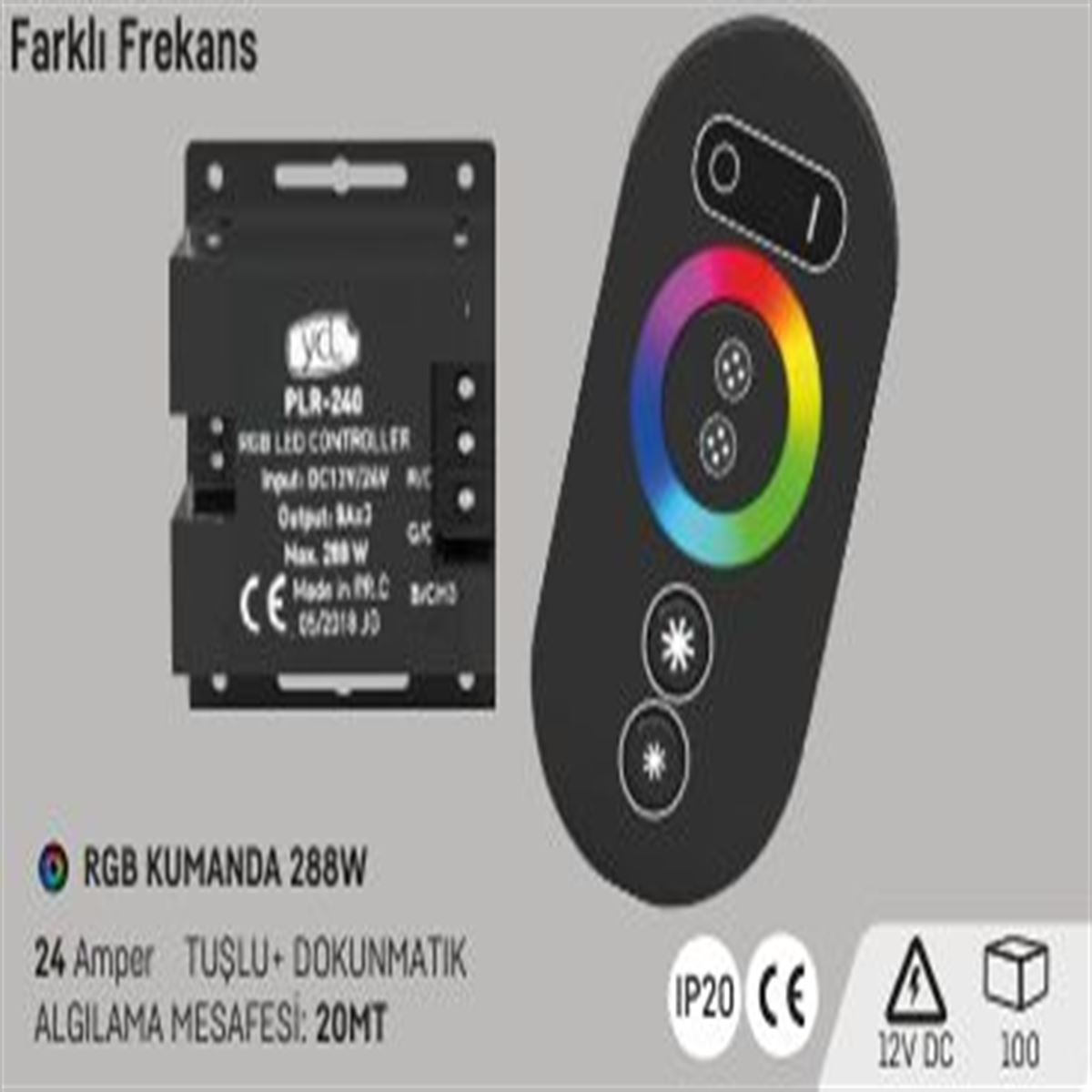RGB KUMANDA (18A) RF TAM DOKUNMATİK 1